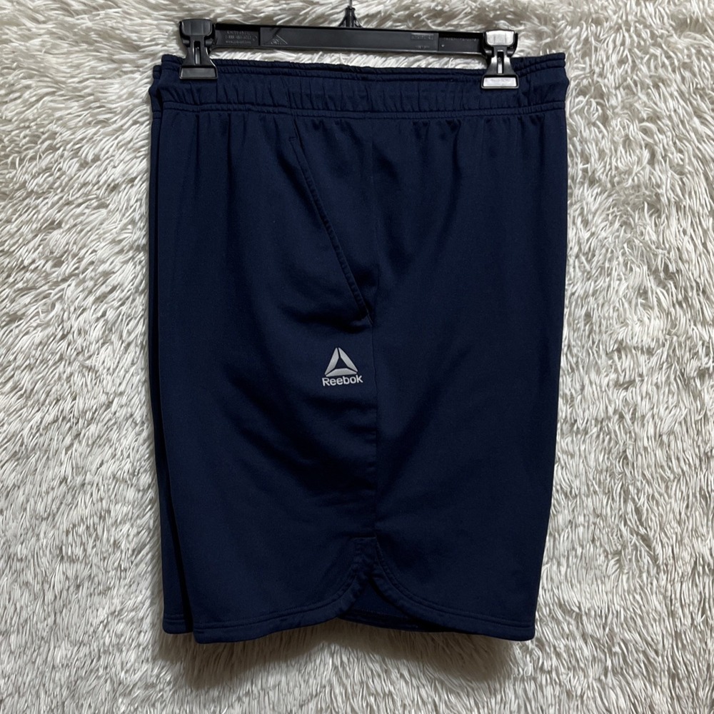 Reebok Shorts Men's Size 3XL Blue Elastic‎ Drawstring Waistband Pockets Athletic